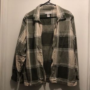 Zip up flannel